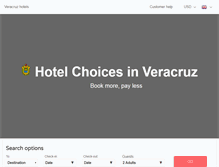 Tablet Screenshot of hotelesdeveracruzmexico.com